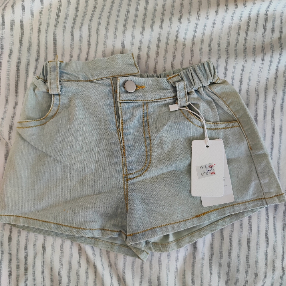 Toddler Girls Light Denim Shorts